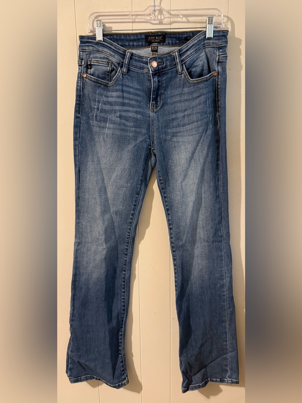 Judy Blue Slim Bootcut Jeans Womens 9/29 Blue Stretch Denim